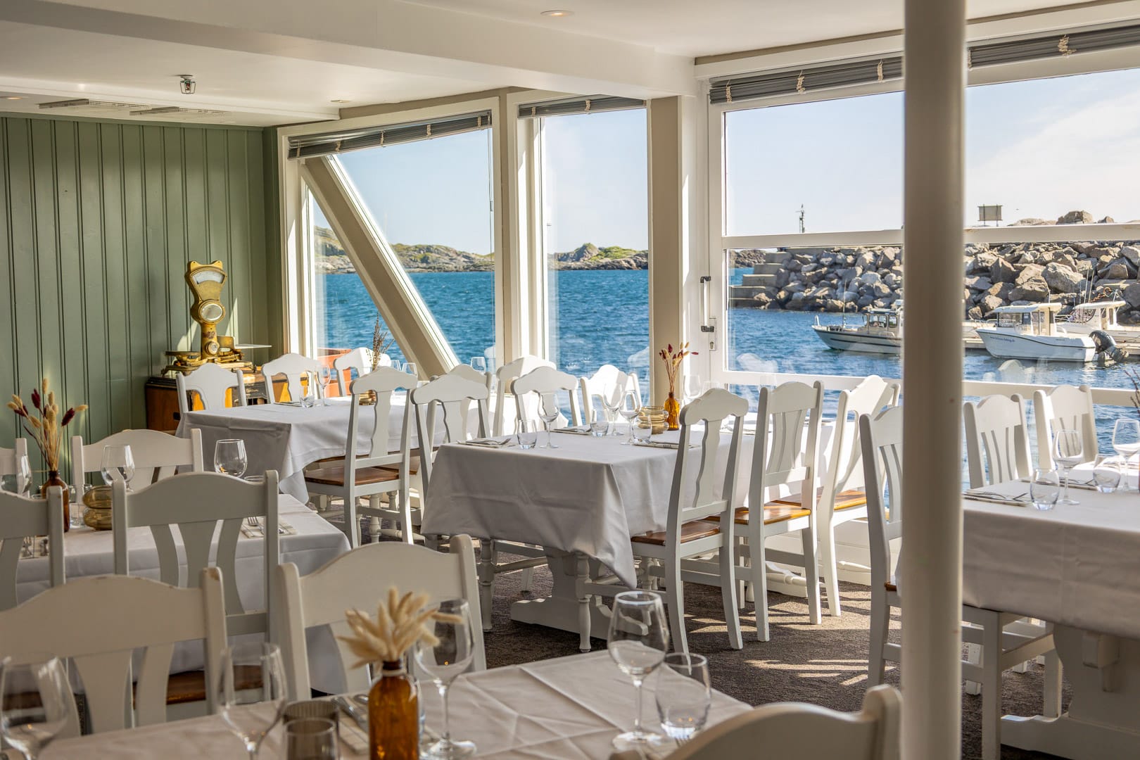 Restaurant med havutsikt på Å i Lofoten